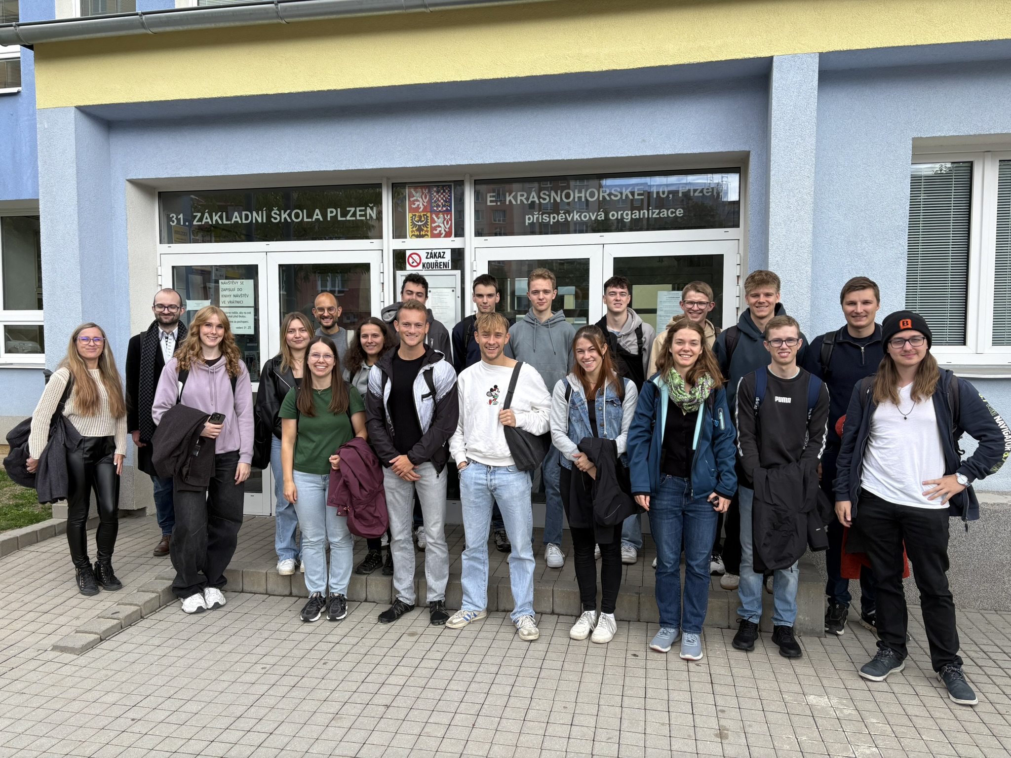 Čeští a němečtí studenti společně v Plzni